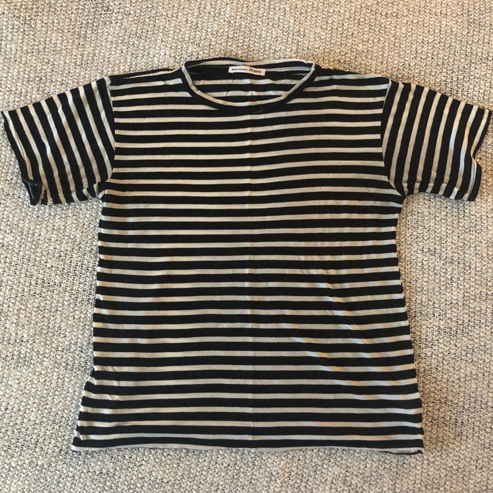 Reformation Striped T-shirt